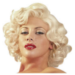 Marylin Monroe Pruik