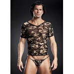 V-Neck Shirt Camouflage